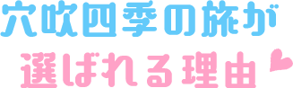 愛されて30年 穴吹四季の旅が選ばれる理由