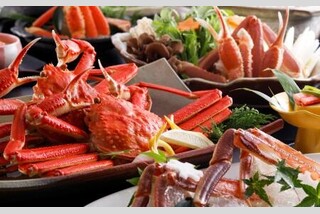 選べる三朝温泉名旅館 姿ずわいがに1枚付き!かにづくし会席