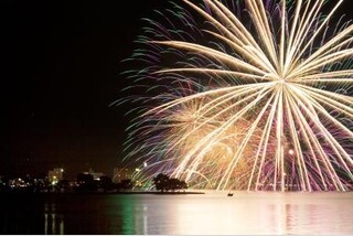 有料観覧席(白潟階段席)確約!約10,000発!松江水郷祭湖上花火大会