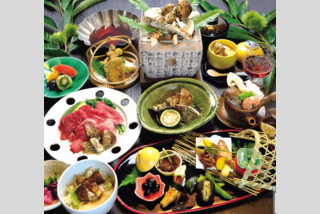 国産松茸会席