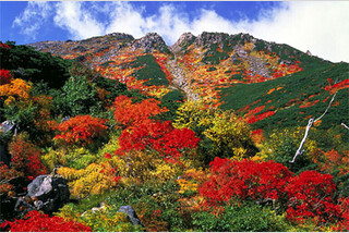 【年齢制限あり:75歳以下 】 バス1人2席利用 登山ガイド同行 紅葉の御嶽山登山