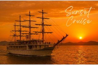 瀬戸内サンセットプレミアムクルーズ〜多島美と優雅な船上時間〜